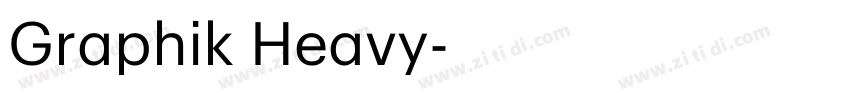 Graphik Heavy字体转换